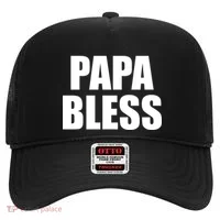 Papa Bless Funny Meme Prank Bold Text Logo Hat thumb 0