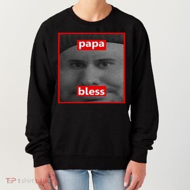 Papa Bless Funny Photo Meme Women's Sweatshirt