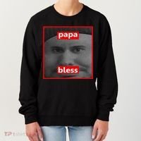 Papa Bless Funny Photo Meme Women's Sweatshirt thumb 0