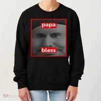 Papa Bless Funny Photo Meme Women's Sweatshirt thumb 0