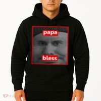 Papa Bless Funny Photo Meme Hoodie thumb 2