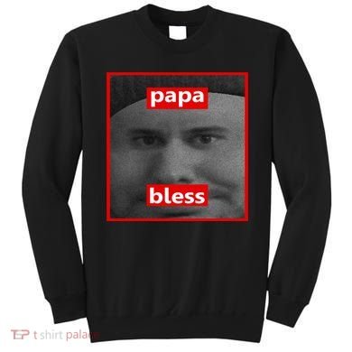 Papa Bless Funny Photo Meme Sweatshirt