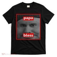 Papa Bless Funny Photo Meme T-Shirt thumb 0