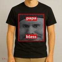 Papa Bless Funny Photo Meme T-Shirt thumb 3