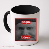 Papa Bless Funny Photo Meme Coffee Mug thumb 0