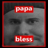 Papa Bless Funny Photo Meme Coffee Mug thumb 5