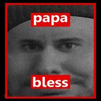 Papa Bless Funny Photo Meme Coaster thumb 2