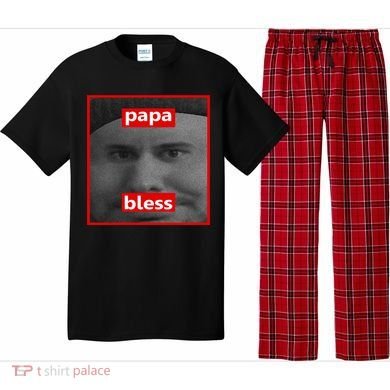 Papa Bless Funny Photo Meme Pajama Set