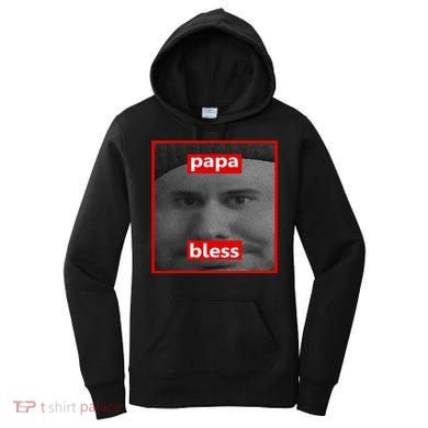 Papa Bless Funny Photo Meme Women's Hoodie