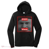 Papa Bless Funny Photo Meme Women's Hoodie thumb 0