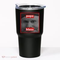 Papa Bless Funny Photo Meme Tumbler thumb 0