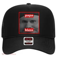 Papa Bless Funny Photo Meme Hat thumb 0
