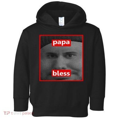 Papa Bless Funny Photo Meme Toddler Hoodie