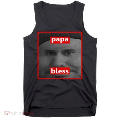 Papa Bless Funny Photo Meme Tank Top