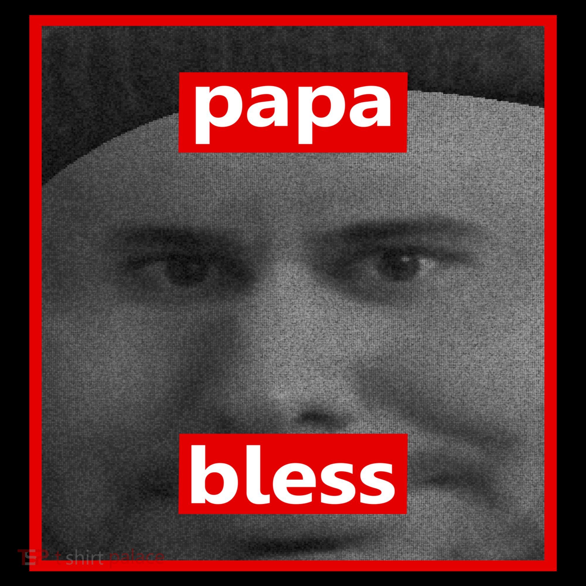 Papa Bless Funny Photo Meme Women's Long Sleeve Shirt