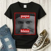 Papa Bless Funny Photo Meme Women's T-Shirt thumb 3