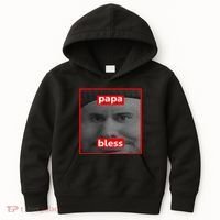 Papa Bless Funny Photo Meme Kids Hoodie thumb 0