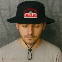 Papa Bless Pizza Better Goofs Better Memes Funny Meme Bucket Hat thumb 2