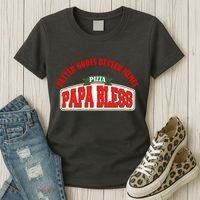 Papa Bless Pizza Better Goofs Better Memes Funny Meme Women's T-Shirt thumb 3