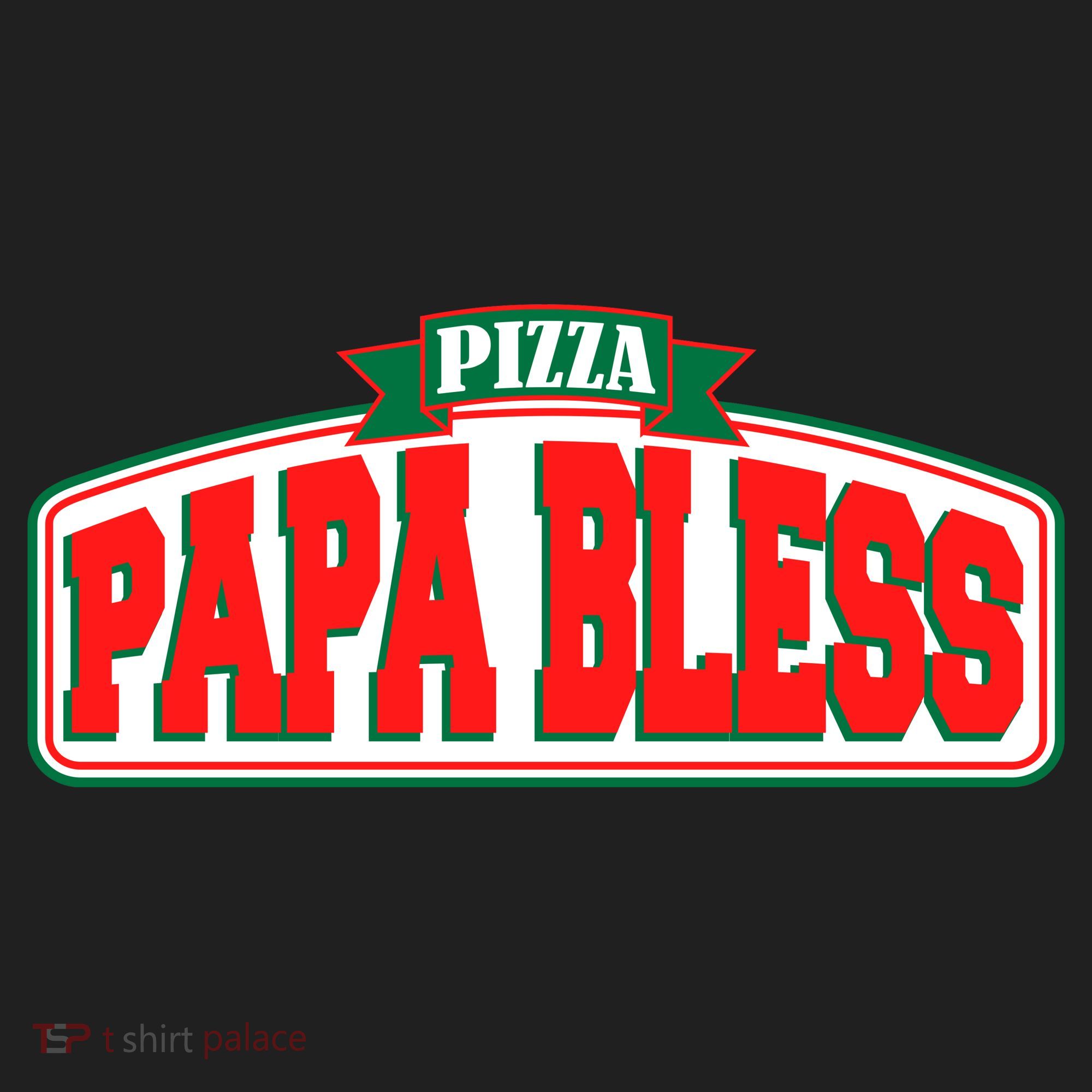 Papa Bless Pizza Funny Meme Prank Logo Hat