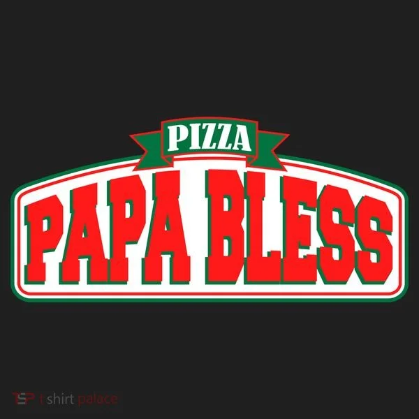 Papa Bless Pizza Funny Meme Prank Logo Hat