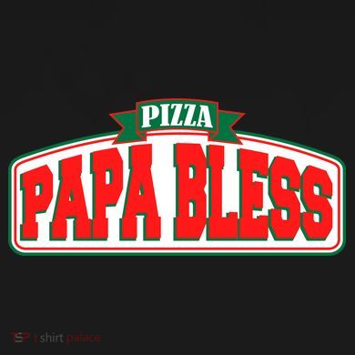 Papa Bless Pizza Funny Meme Prank Logo Full Zip Hoodie
