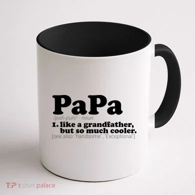 Papa Definition Coffee Mug back