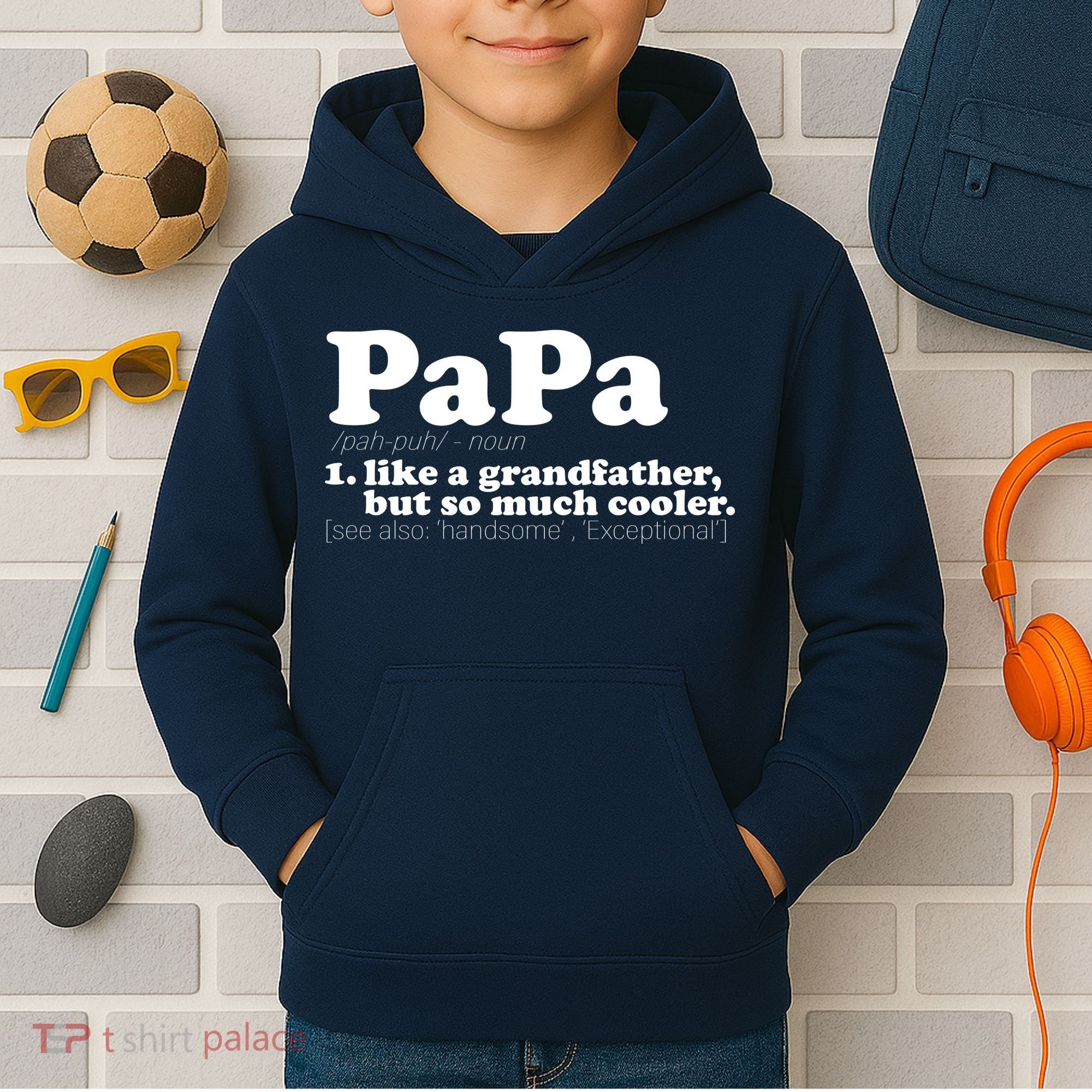 Papa Definition Kids Hoodie