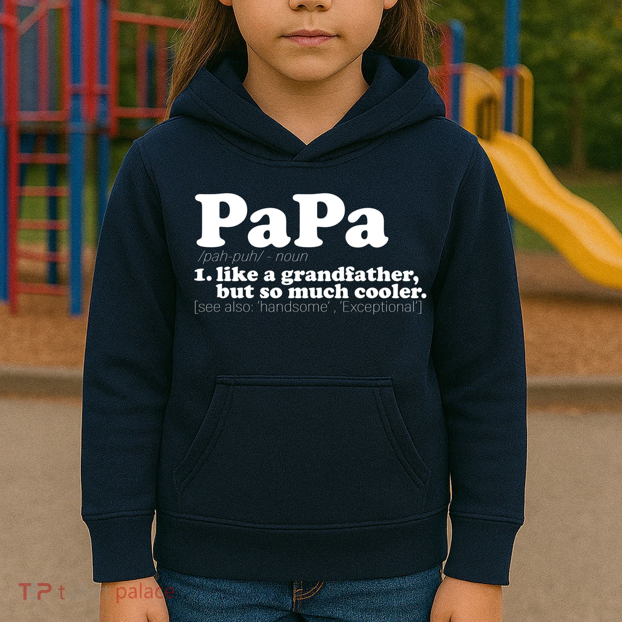Papa Definition Kids Hoodie