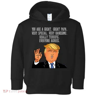 Papa Donald Trump Toddler Hoodie