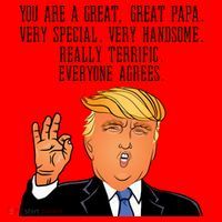 Papa Donald Trump Santa Hat thumb 1