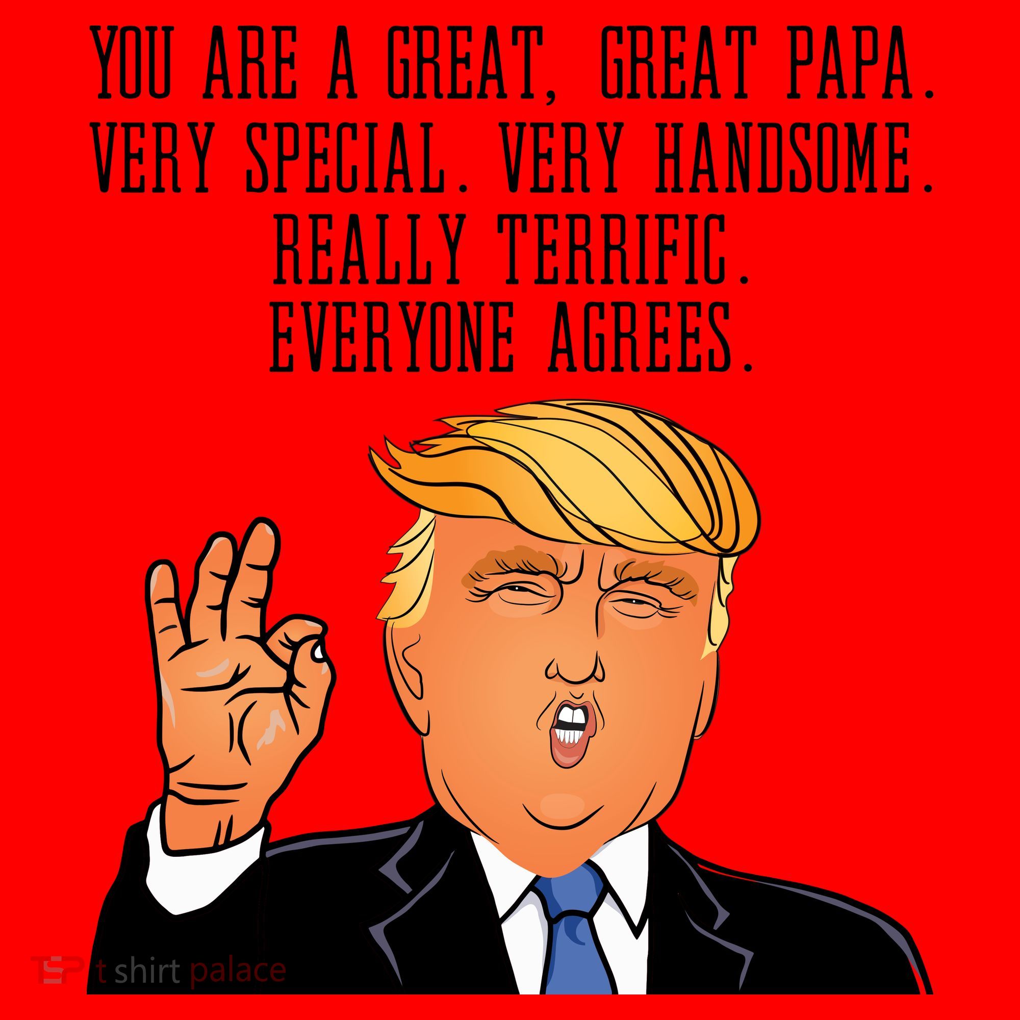 Papa Donald Trump Santa Hat