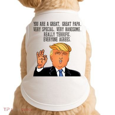 Papa Donald Trump Doggie Tank