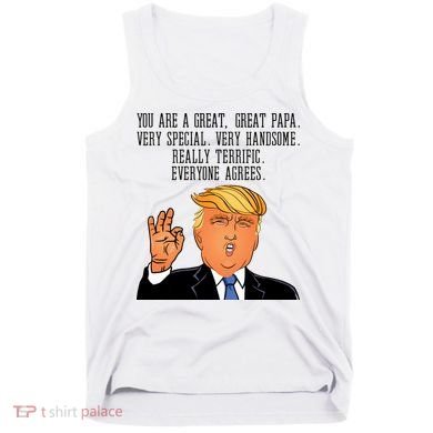 Papa Donald Trump Tank Top