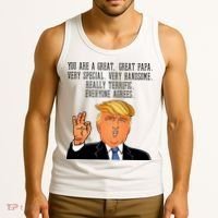 Papa Donald Trump Tank Top thumb 3