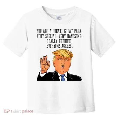 Papa Donald Trump Toddler T-Shirt