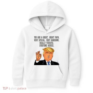 Papa Donald Trump Kids Hoodie