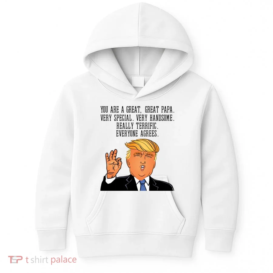 Papa Donald Trump Kids Hoodie
