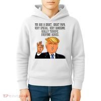 Papa Donald Trump Kids Hoodie thumb 4