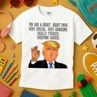 Papa Donald Trump Kids T-Shirt thumb 3