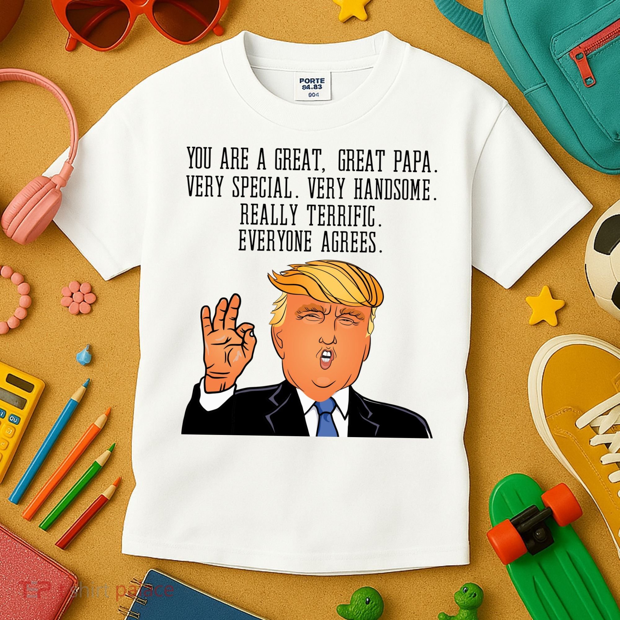 Papa Donald Trump Kids T-Shirt