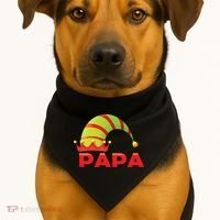 Papa Elf USA-Made Doggie Bandana thumb 1