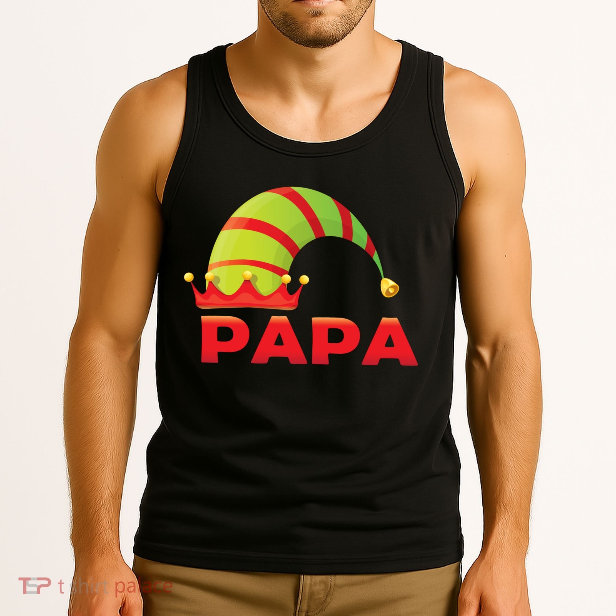 Papa Elf Tank Top