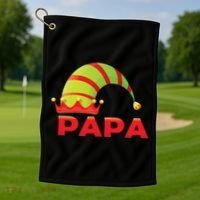 Papa Elf Golf Towel thumb 1