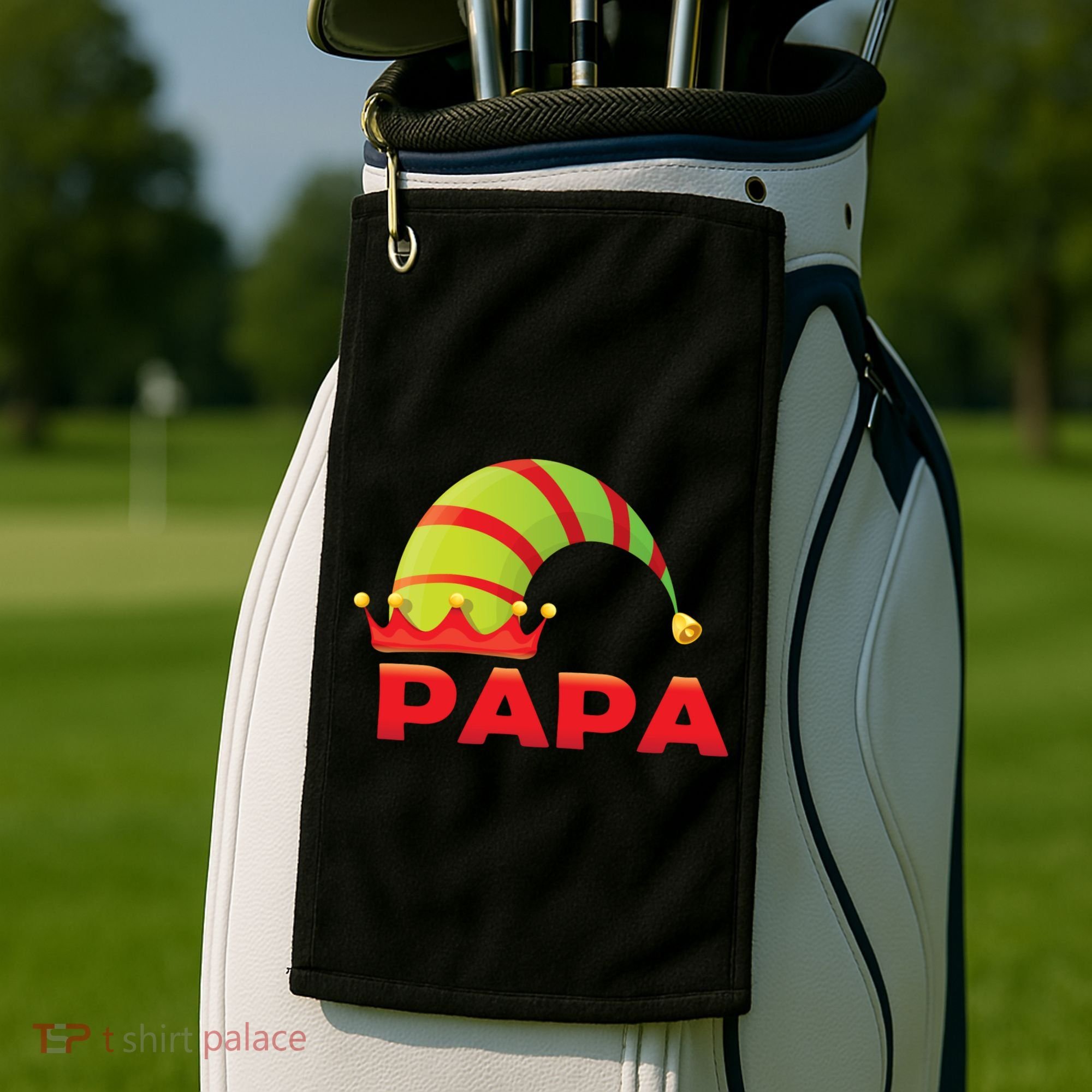 Papa Elf Golf Towel