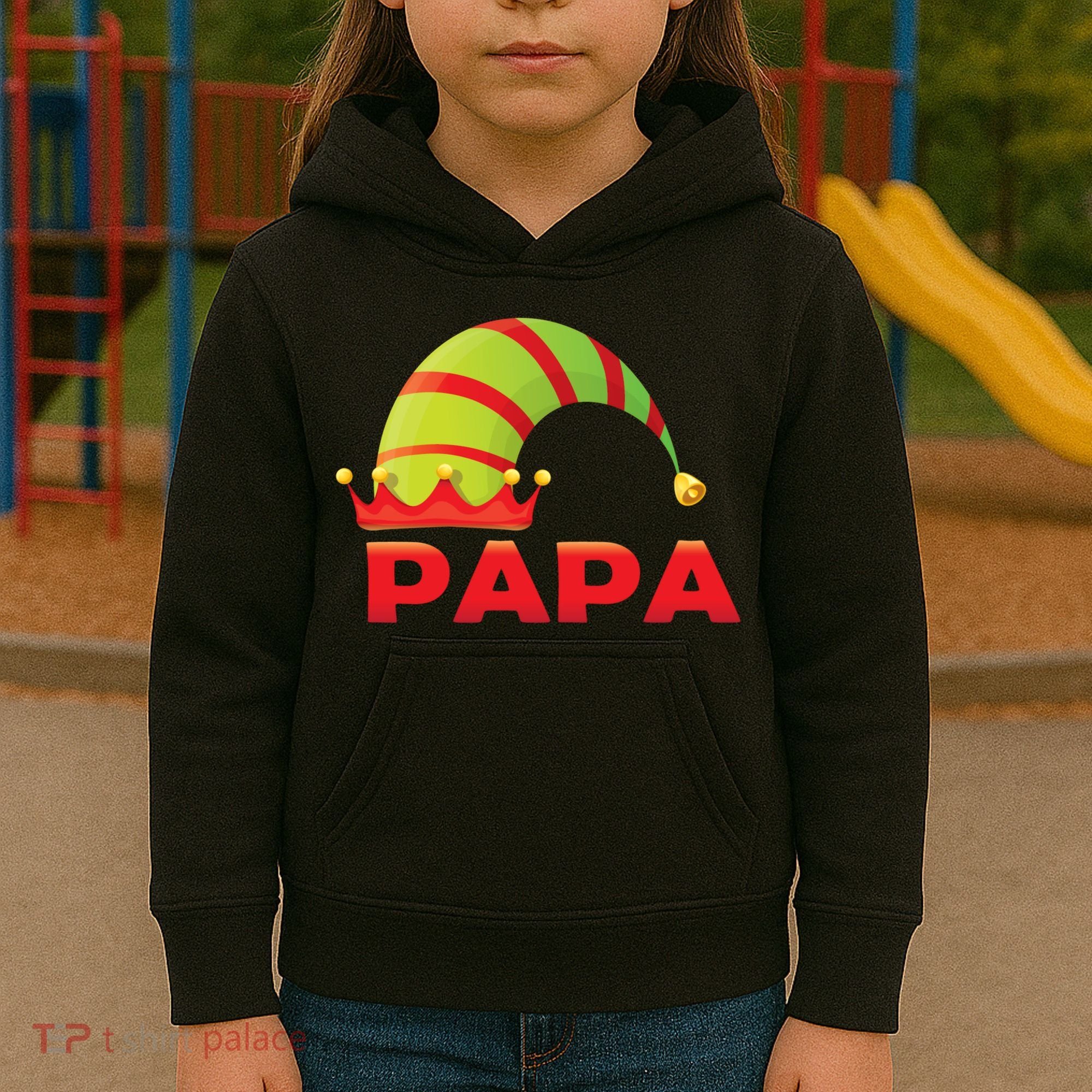 Papa Elf Kids Hoodie