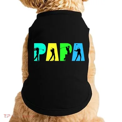 Papa Golfing Doggie Tank