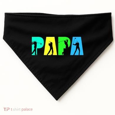 Papa Golfing USA-Made Doggie Bandana