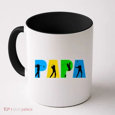 Papa Golfing Coffee Mug