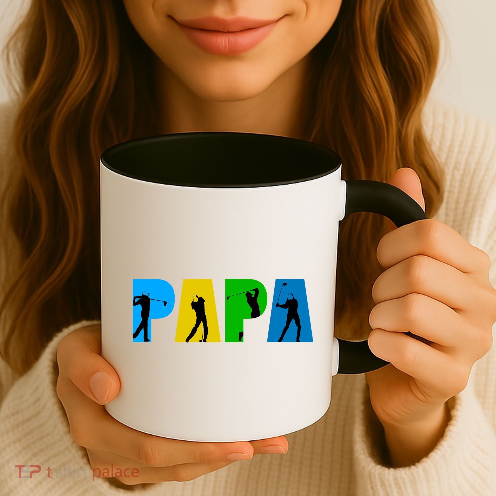 Papa Golfing Coffee Mug